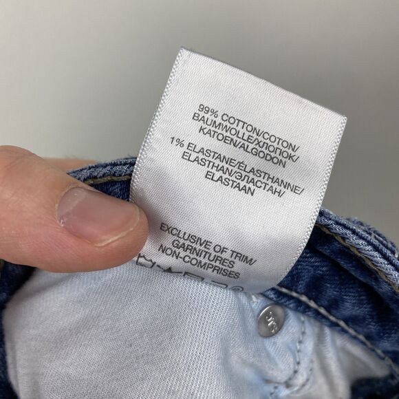 Silver Jeans Co Boyfriend Jeans Womens 27 Blue Distressed Ripped Stretch Denim - Picture 9 of 13